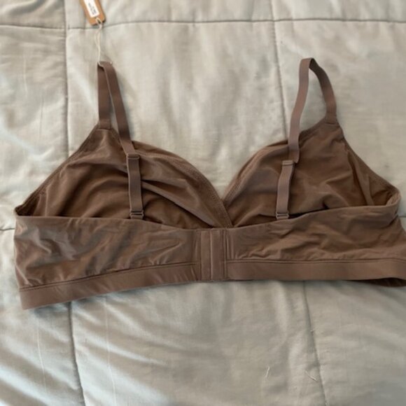 NWT SKIMS Bra Bralette 3X Umber Brown Unpadded No Underwire Lounge NEW Deal! - Picture 4 of 8